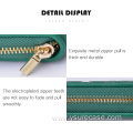 Large Capacity Business Card Credit Card Zipper Wallet